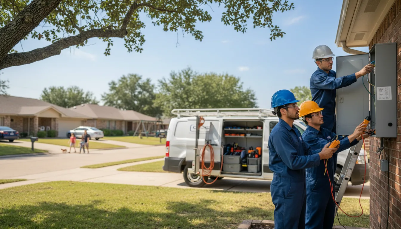 Certified electrician providing emergency electrical services in White Mills, KY